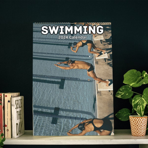 Swimming Calendar Etsy