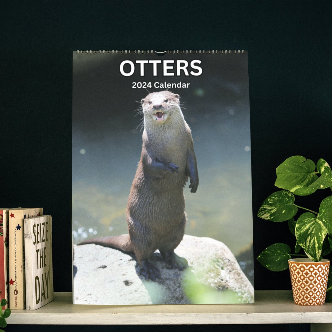 Otters Calendar 2024 Etsy