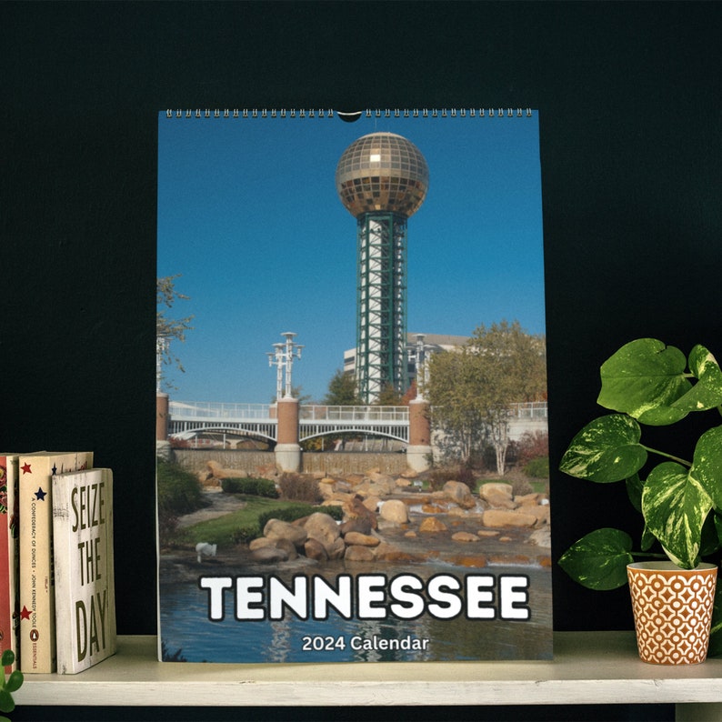 Tennessee Wall Calendar 2024 Etsy