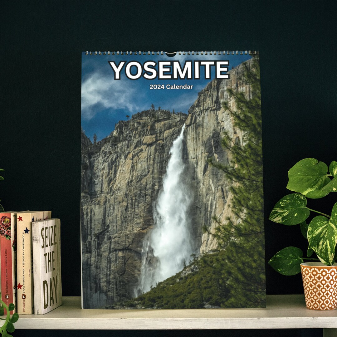 Yosemite Wall Calendar 2024 Etsy