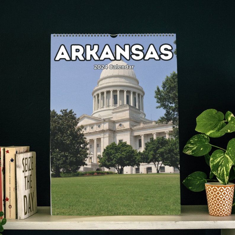 Arkansas Wall Calendar 2025 Etsy