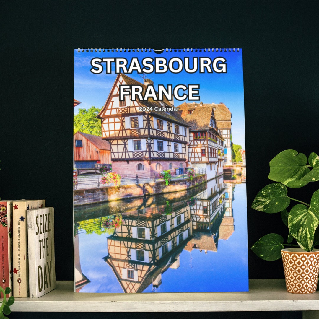 Strasbourg France Wall Calendar 2024 Etsy