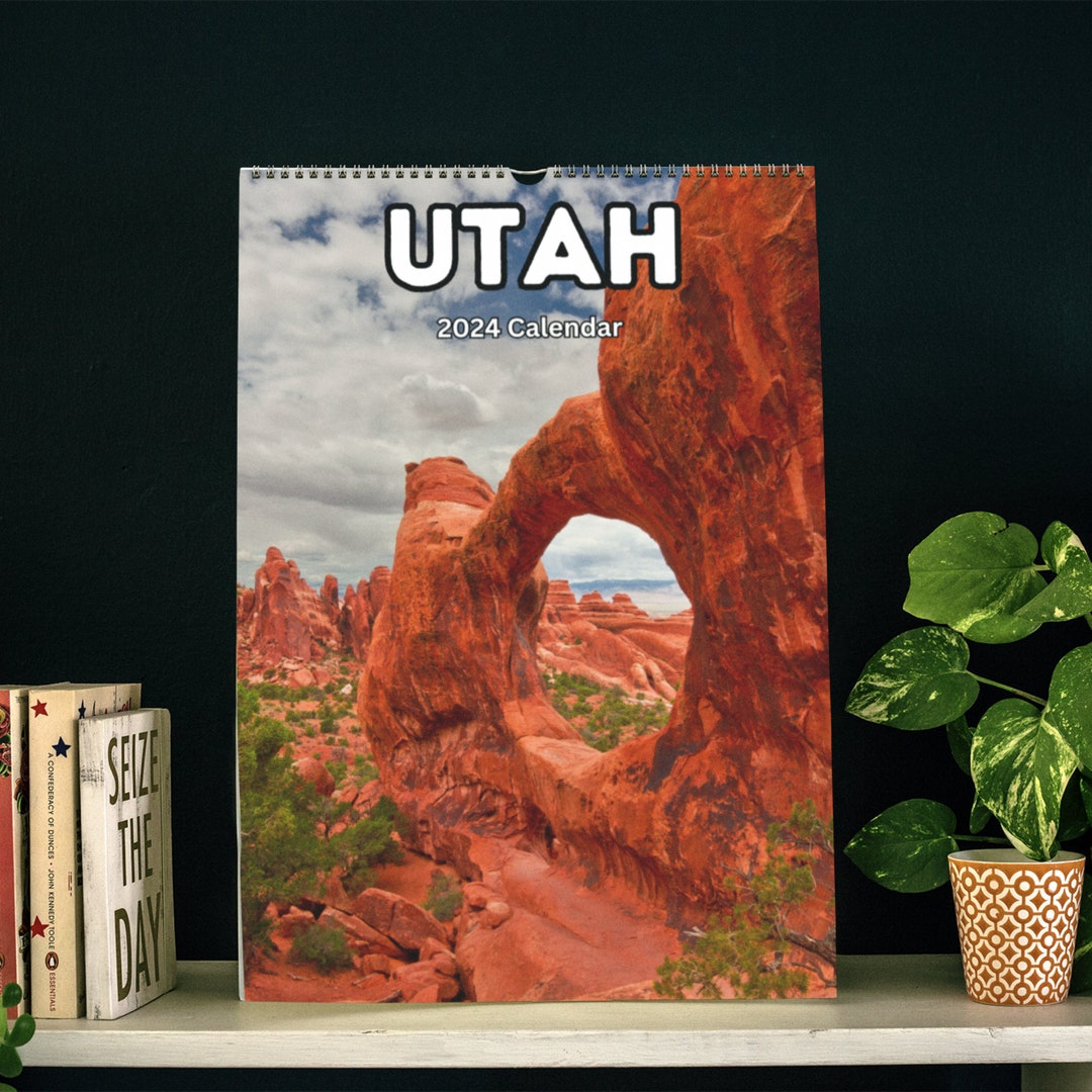 Utah Wall Calendar 2024 - Etsy