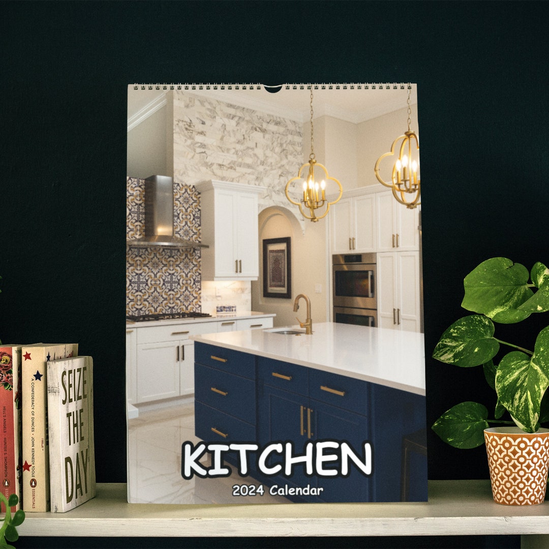 Kitchen Wall Calendar 2024 Etsy Kitchen Wall Calendar 2025