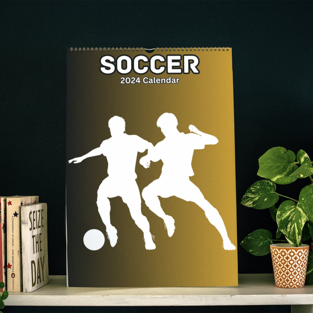 Soccer Wall Calendar 2025 Etsy