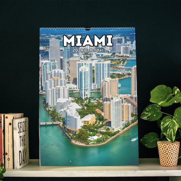 Miami Wall Calendar 2024