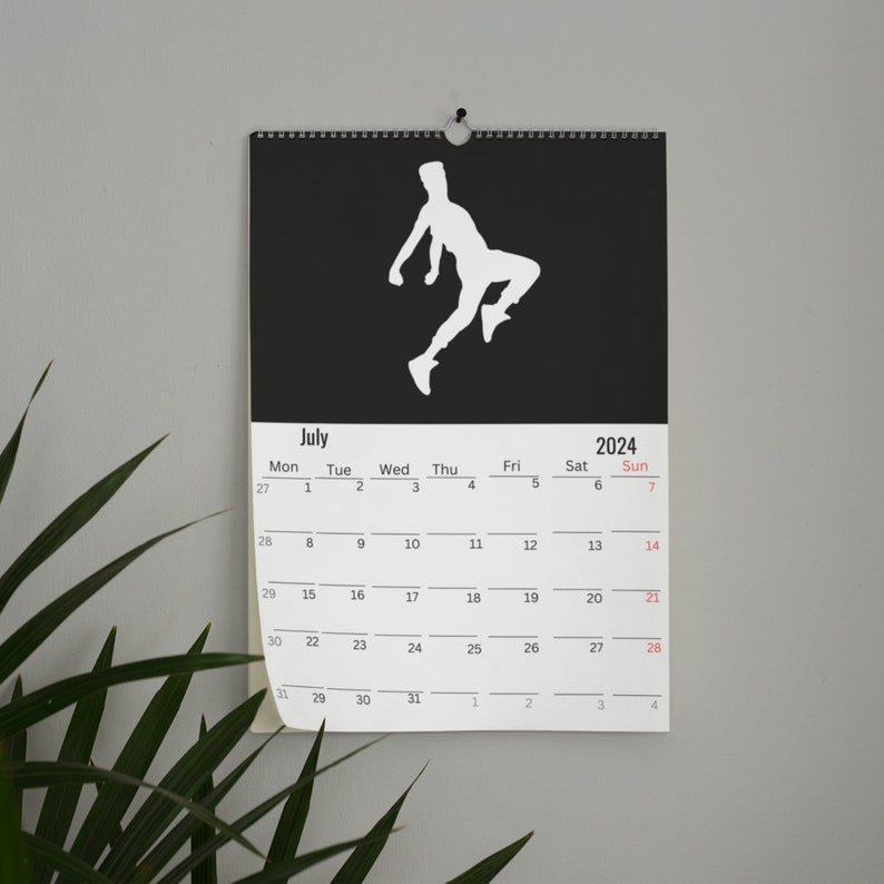 Gymnastics Wall Calendar 2024 Etsy