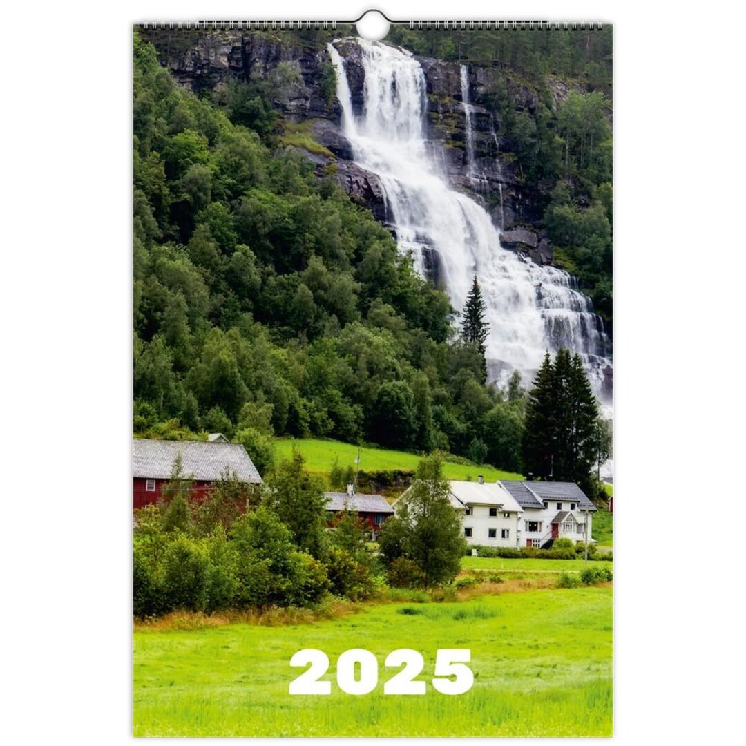 Norway Wall Calendar 2025 - Etsy
