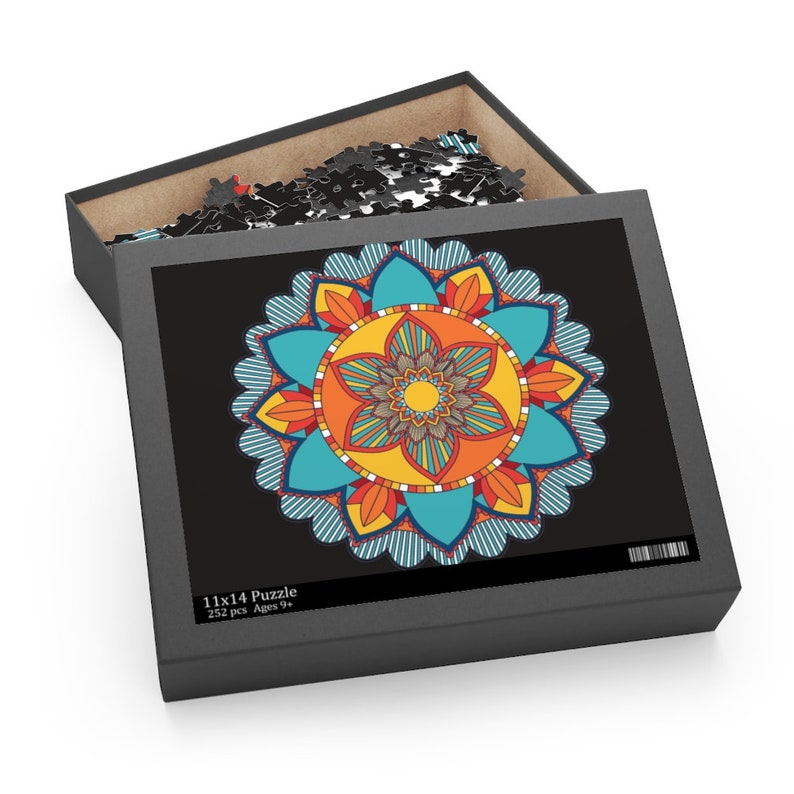 Mandala Jigsaw Puzzle Kit Etsy