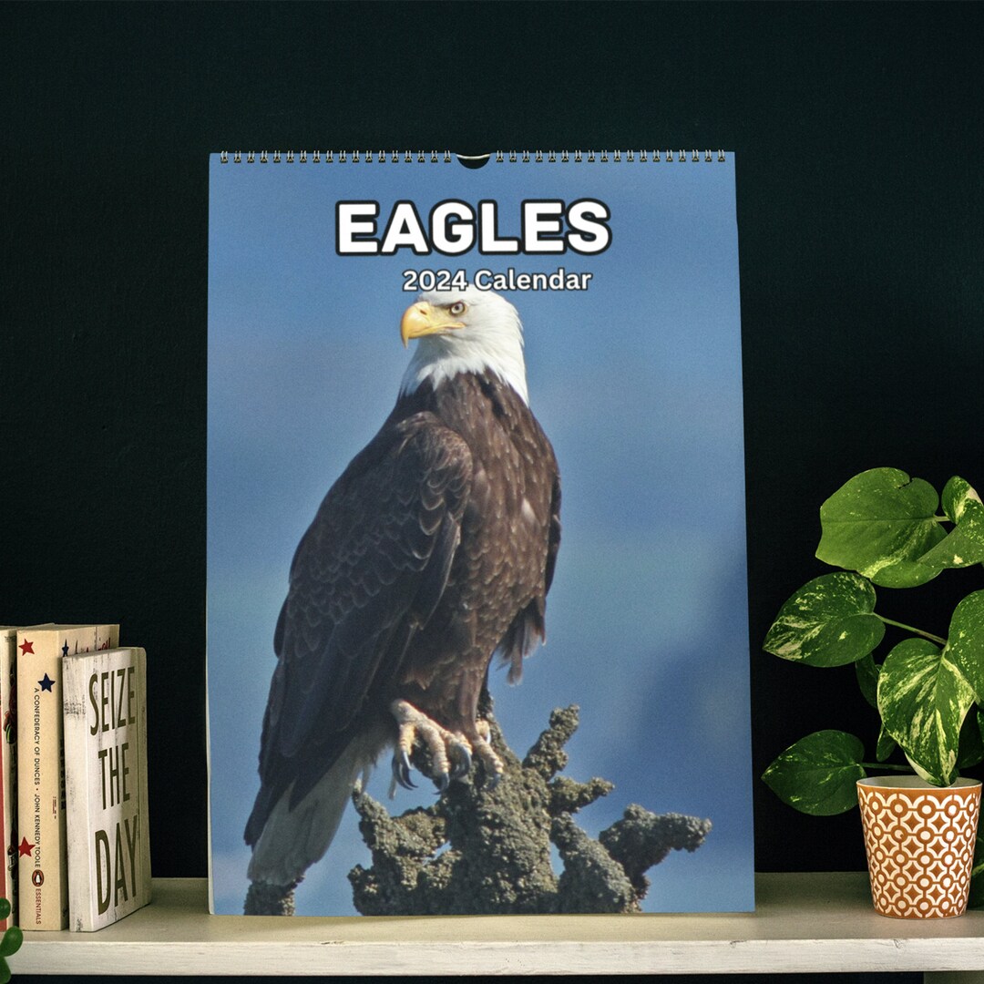 Eagles Wall Calendar 2024 Etsy