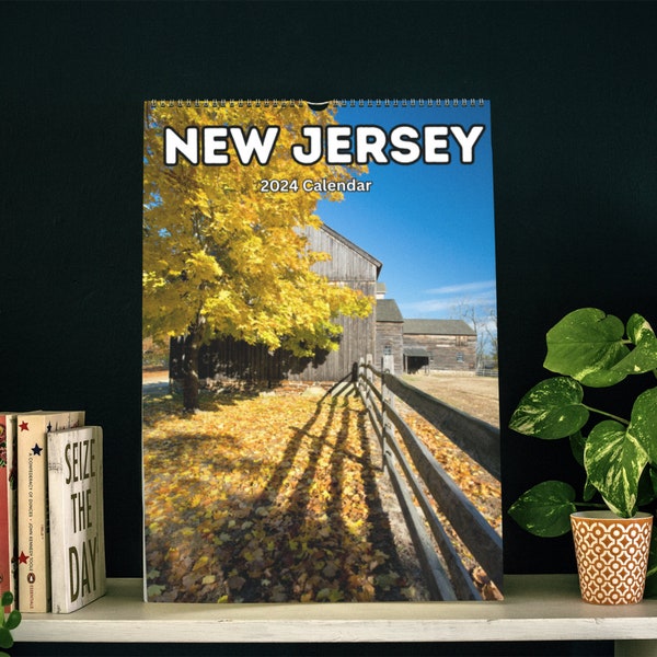 New Jersey Wall Calendar 2024