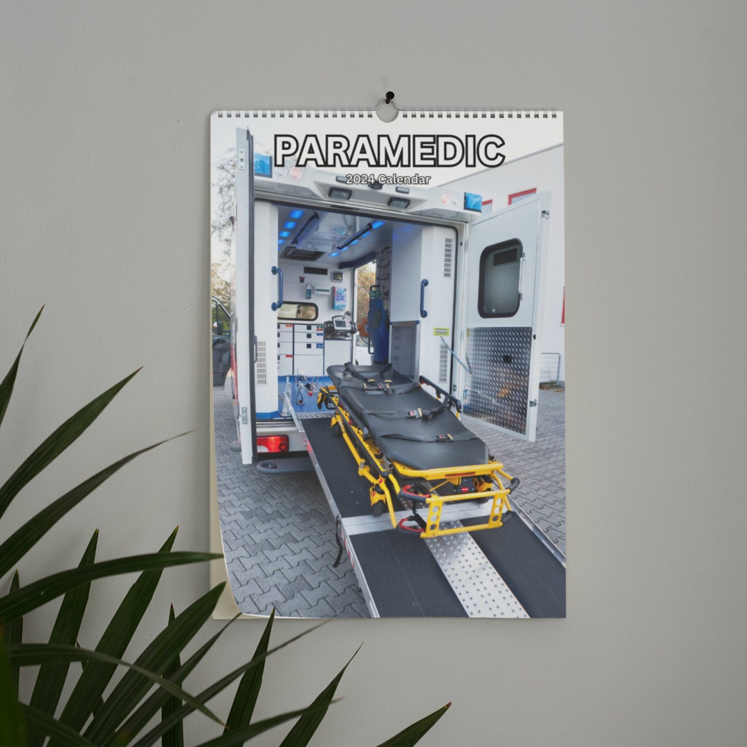 Paramedic Wall Calendar 2024 Etsy