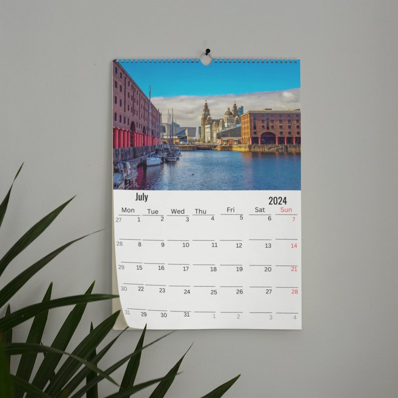 Liverpool Wall Calendar 2024 Etsy
