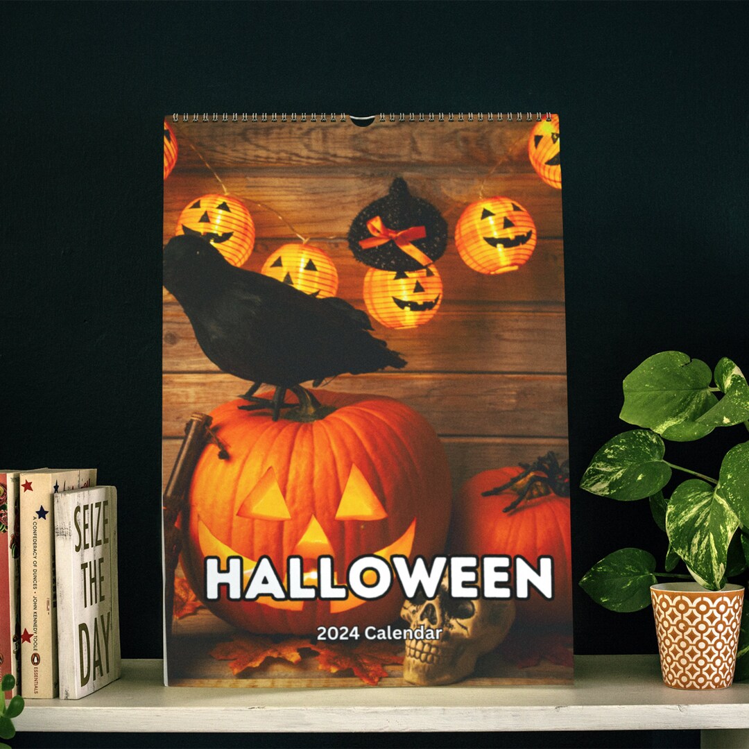 Halloween Wall Calendar 2025 Etsy