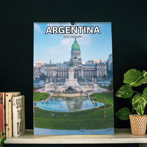2024 Argentina Wall Calendar Etsy