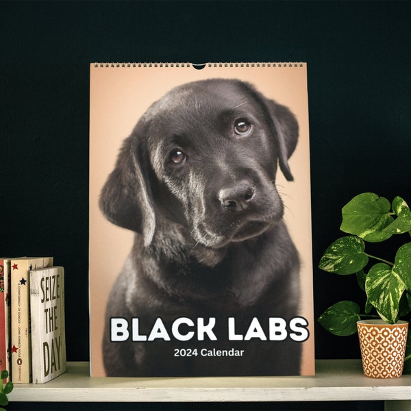 Labrador calendar 2024 etsy