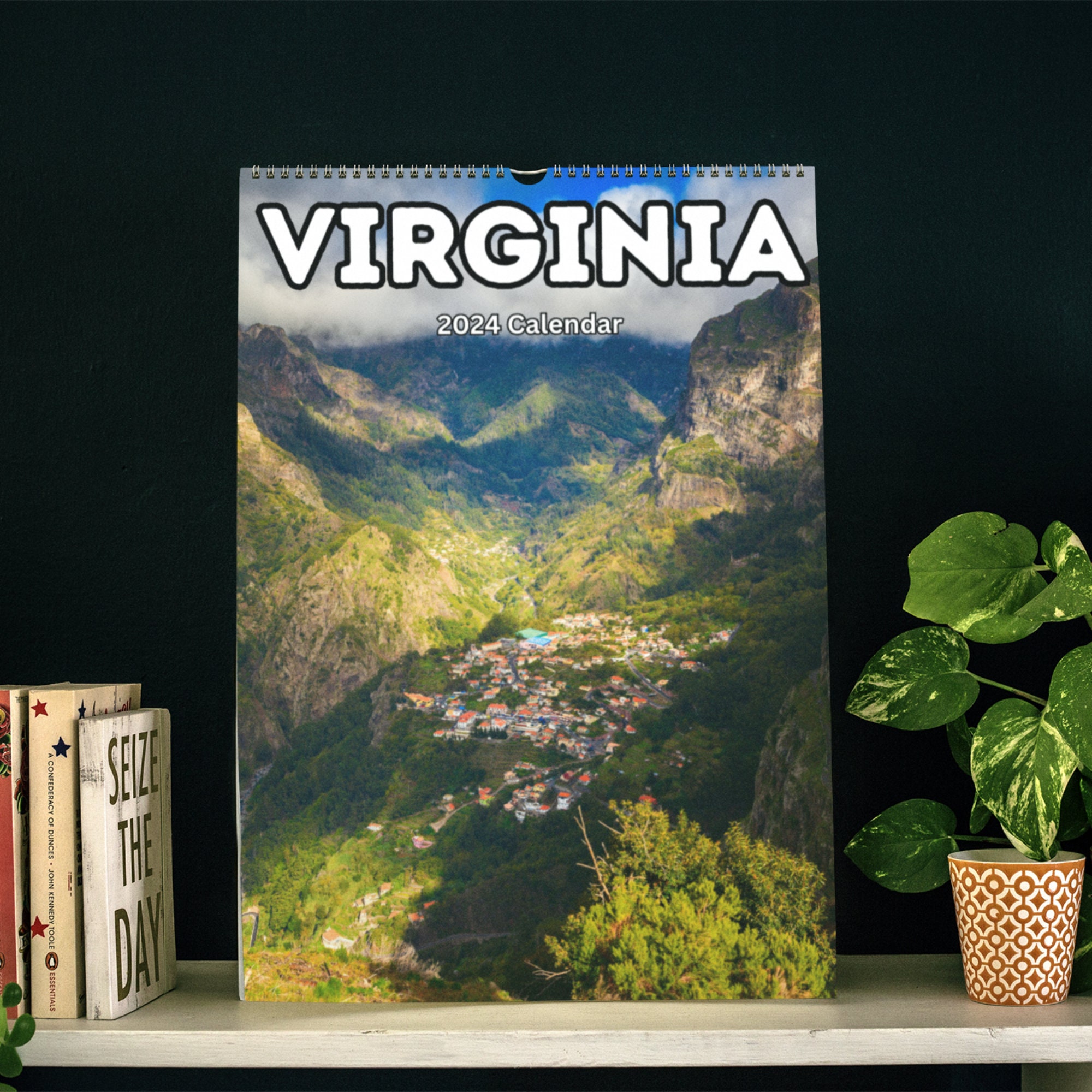 Virginia Wall Calendar 2024 Etsy