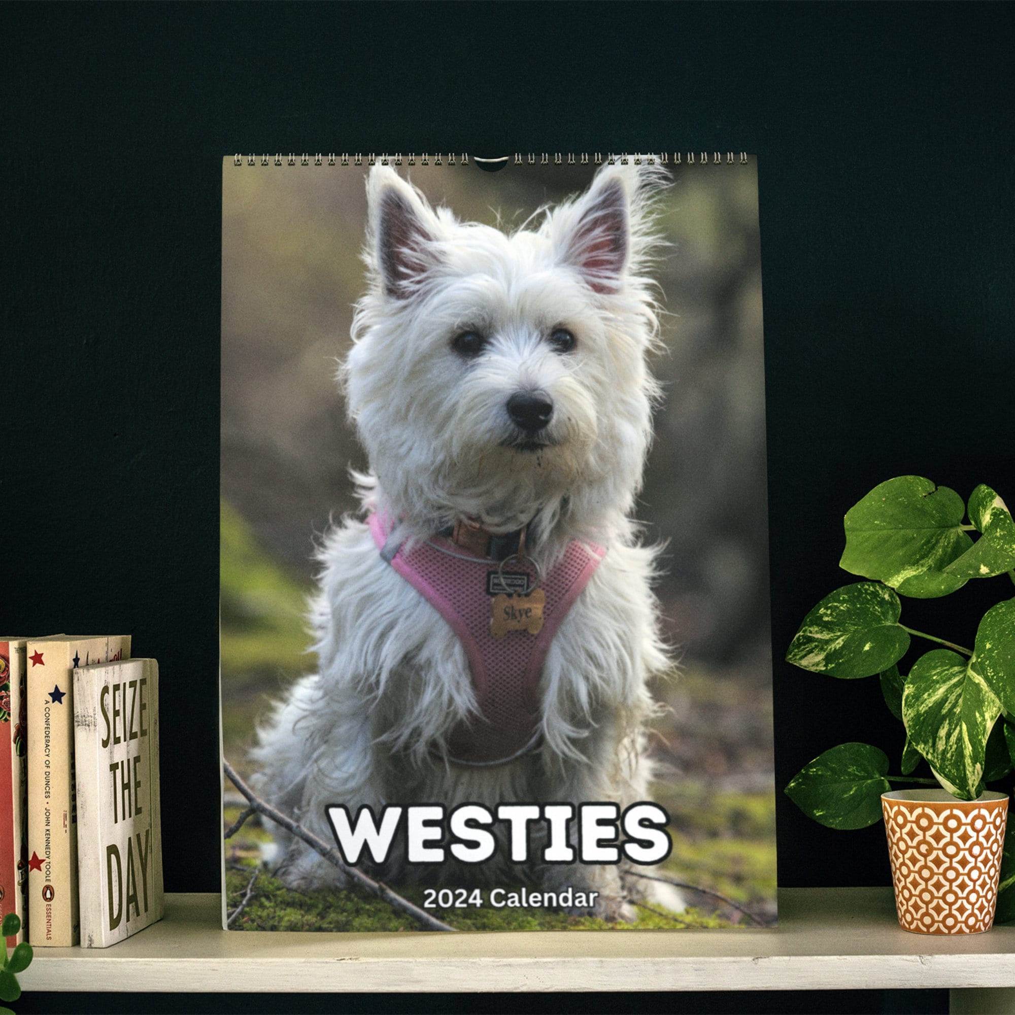 Westies Wall Calendar 2024 Etsy