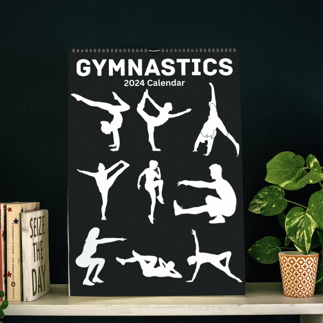 Gymnastics Wall Calendar 2024 Etsy