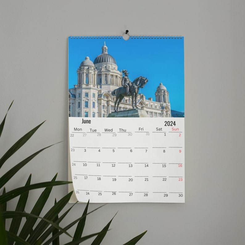 Liverpool Wall Calendar 2024 Etsy