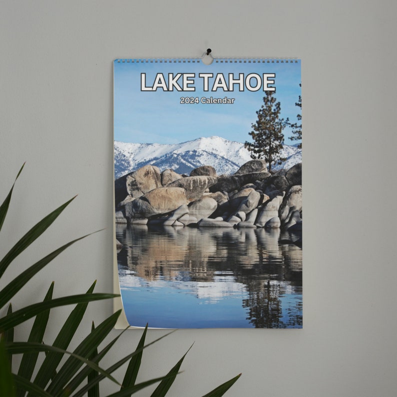 Lake Tahoe Wall Calendar 2024 Etsy