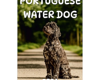Portuguese Water Dog Wall Calendar 2026