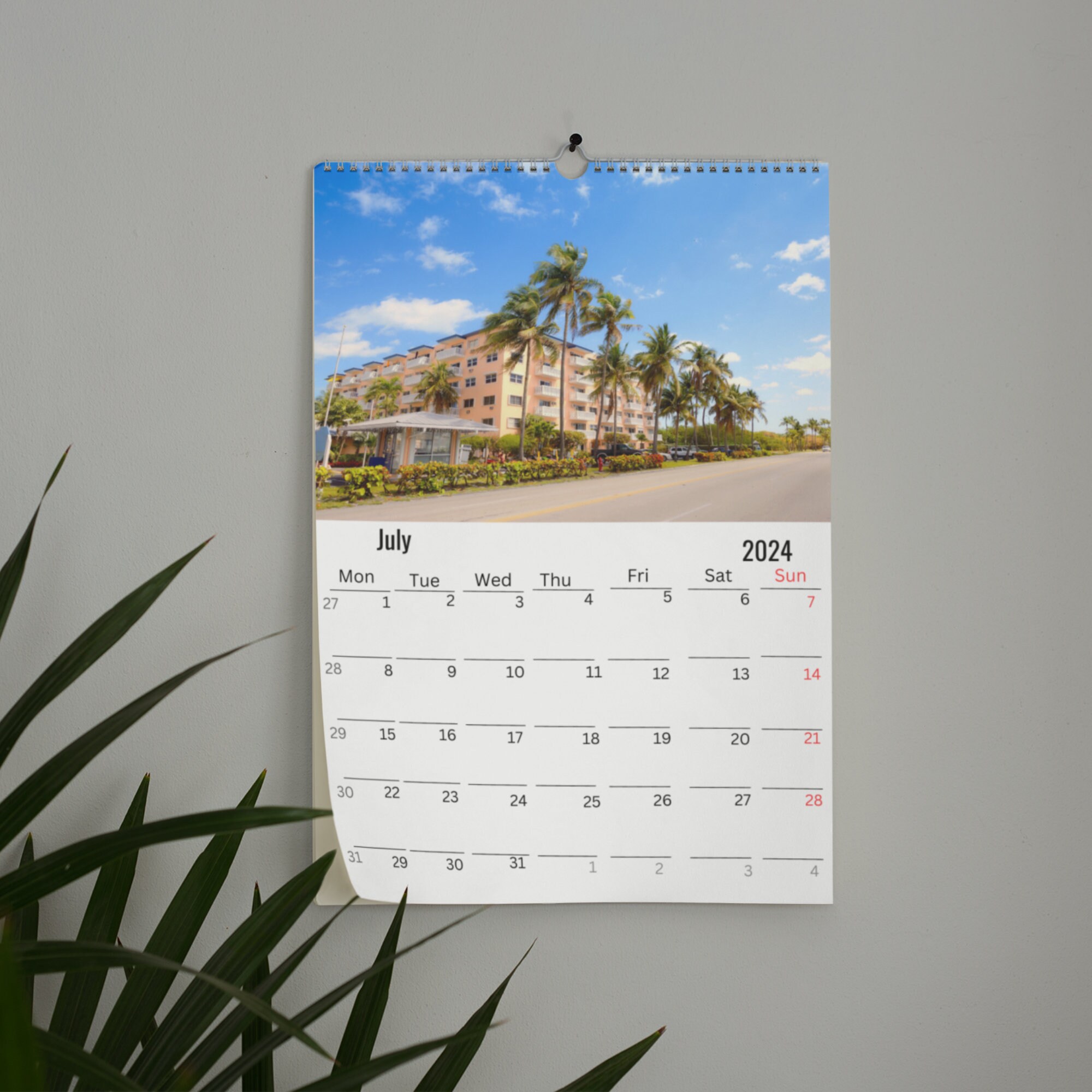 Key West Wall Calendar 2024 Etsy