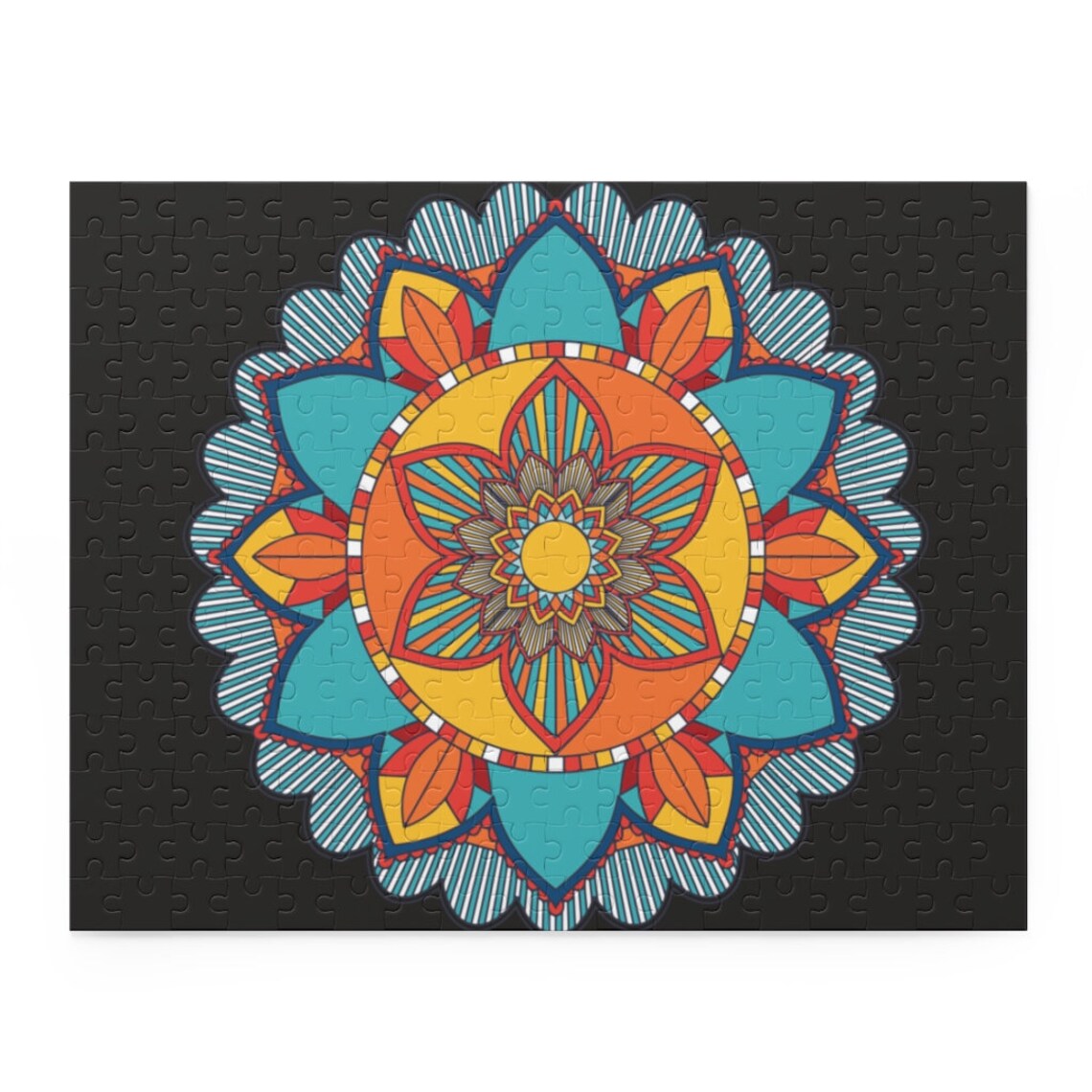 Mandala Jigsaw Puzzle Kit Etsy