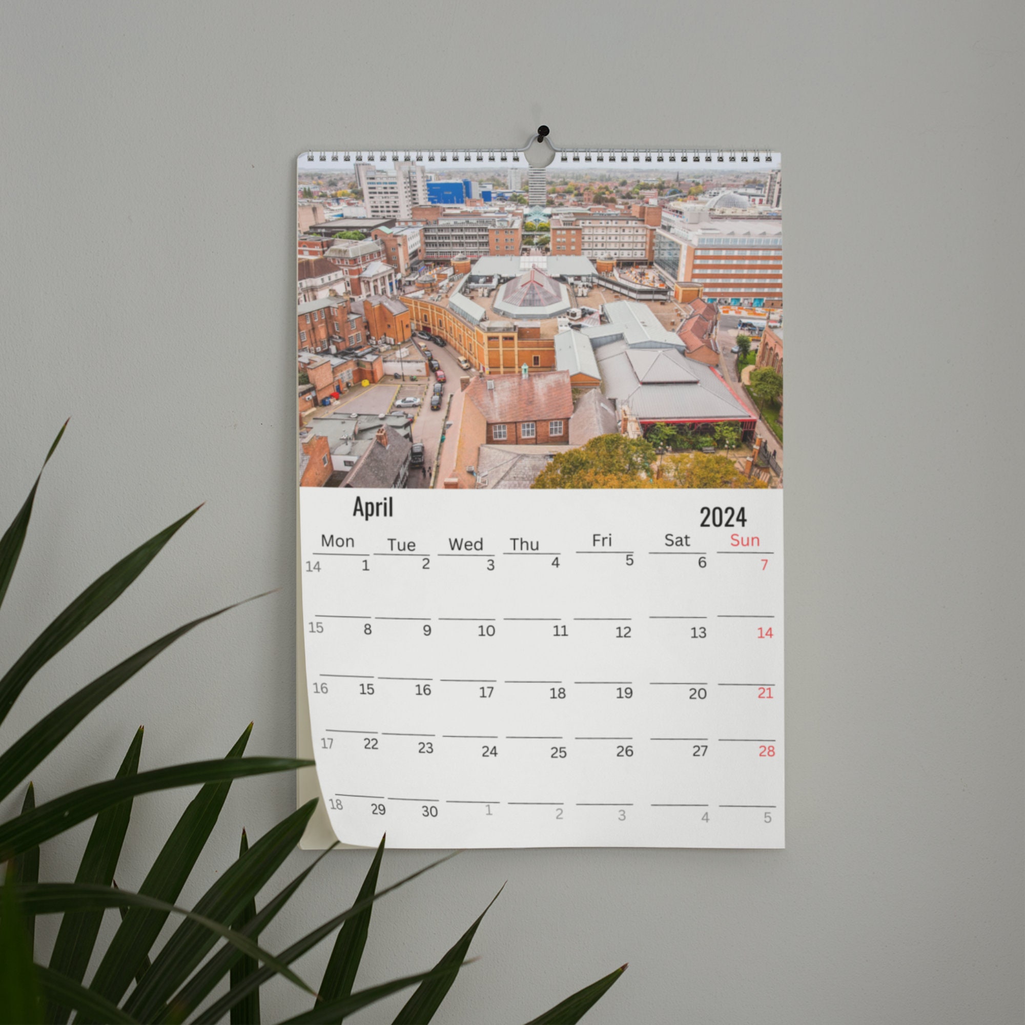 Coventry Wall Calendar 2024 Etsy