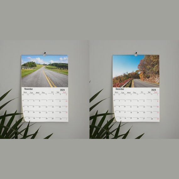 Blue Ridge Parkwawall Calendar 2024 - Etsy