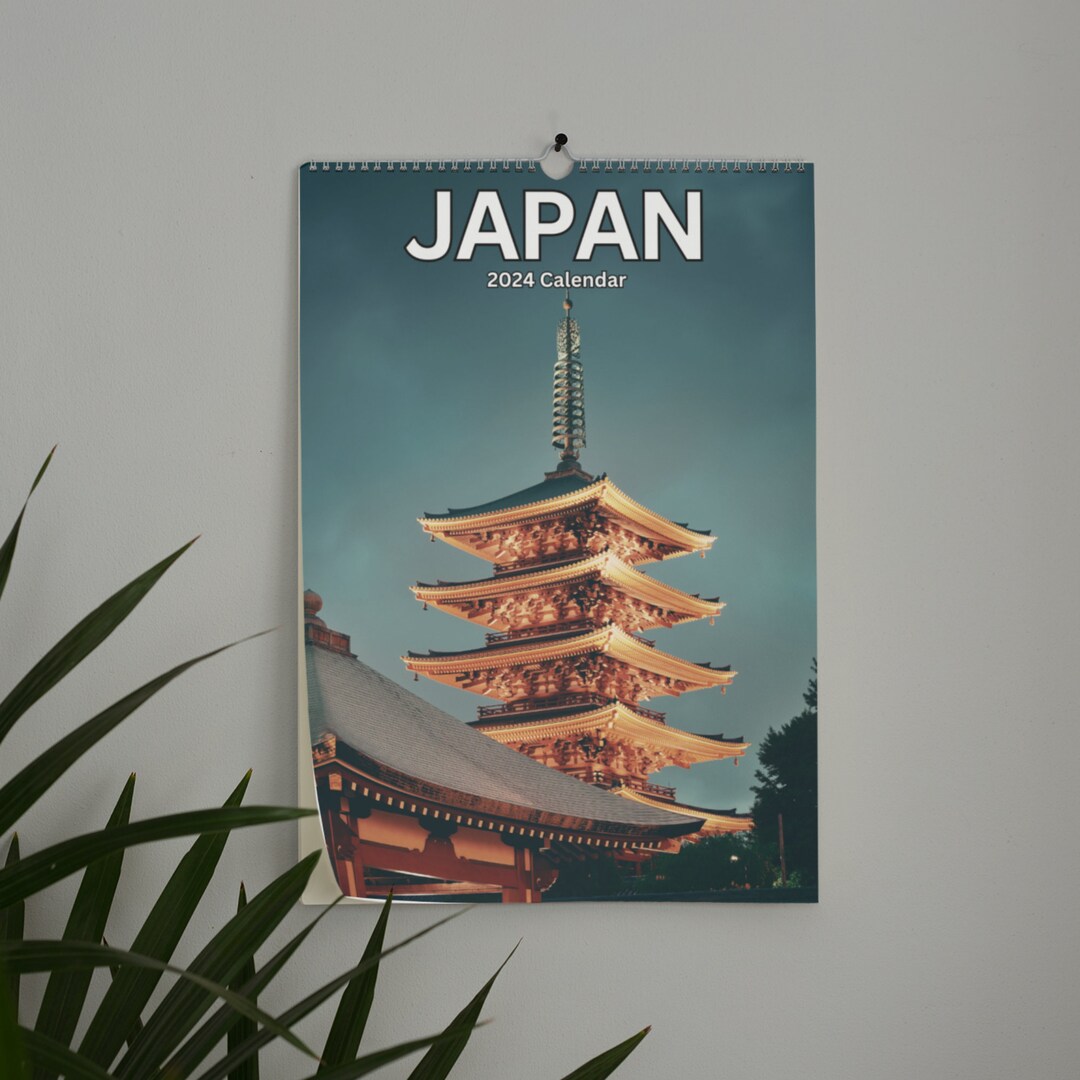 Japan Wall Calendar 2024 Etsy Japan Wall Calendar 2024 Etsy