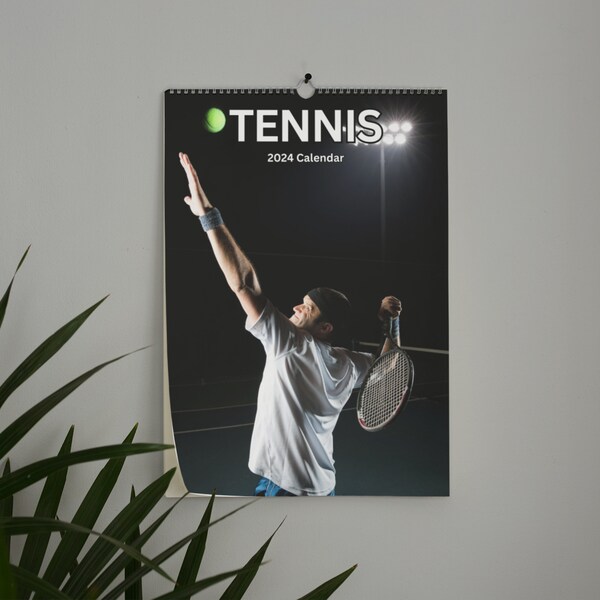 Tennis 2024 Calendar Etsy