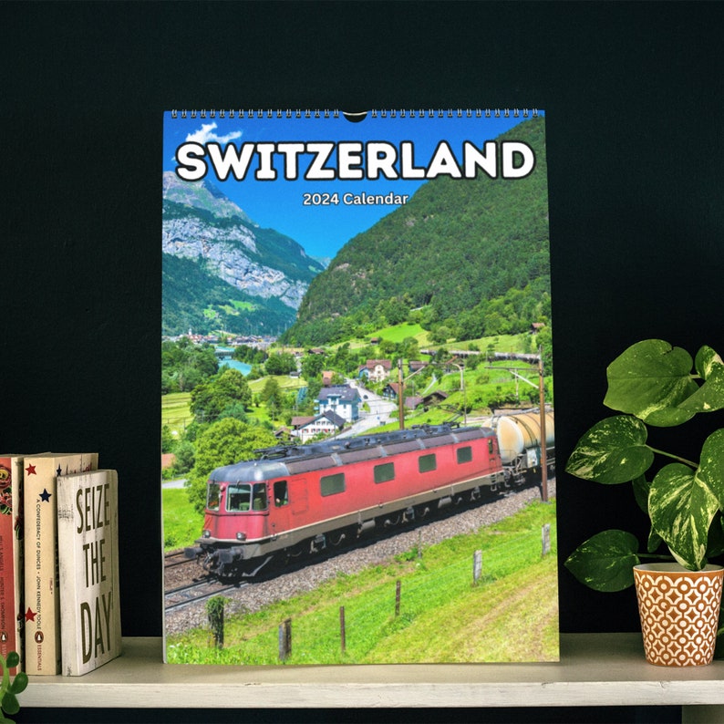Switzerland Wall Calendar 2025 Etsy