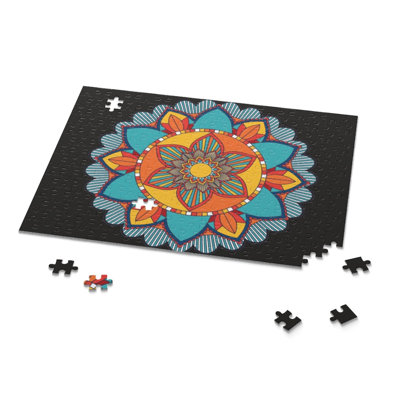 Mandala Jigsaw Puzzle Kit Etsy