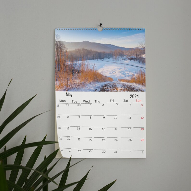 Tennessee Wall Calendar 2024 Etsy