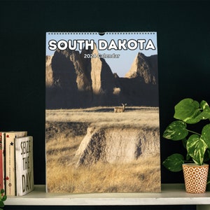 South Dakota Wall Calendar 2024