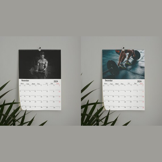 Fitness Wall Calendar 2024 - Etsy Fitness Wall Calendar 2024 - Etsy