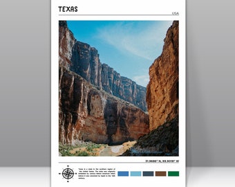 Texas Digital Download, Texas Poster Print, Texas Poster, Texas Print, Texas Photo, Texas Wall Art, Texas Travel Poster