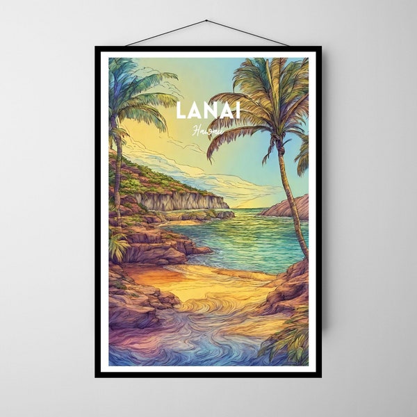 Lanai Print, Lanai Wall Art, Lanai Poster, Lanai Photo, Lanai Poster Print, Lanai Wall Decor, Hawaii Poster Print