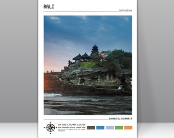 Bali Digital Download, Bali Poster Print, Bali Poster, Bali Print, Bali Photo, Bali Wall Art, Bali Travel Poster, Framed Bali Poster