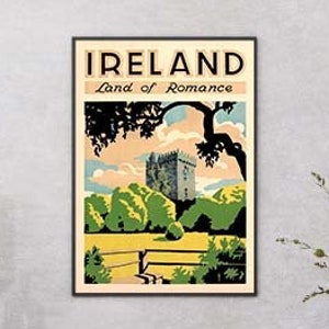 Ireland Poster Print, Ireland Travel Poster, Ireland Poster Print, Ireland Poster,Ireland Wall Decor,Framed Ireland Poster,Ireland Art Print