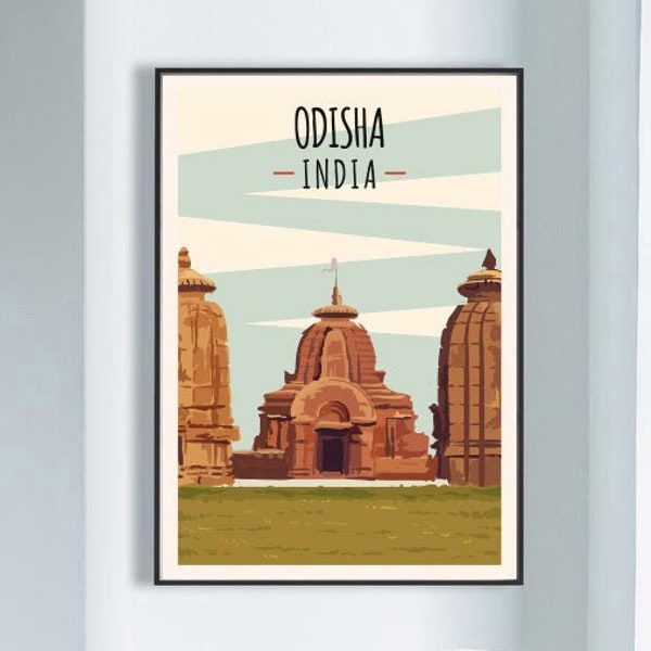 Odisha Poster Print, Odisha Travel Poster, Odisha Print, Odisha Poster, Odisha Wall Decor,Framed Odisha Poster,Odisha Art Print,Odisha Print