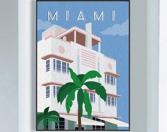 Miami Wall Art Etsy