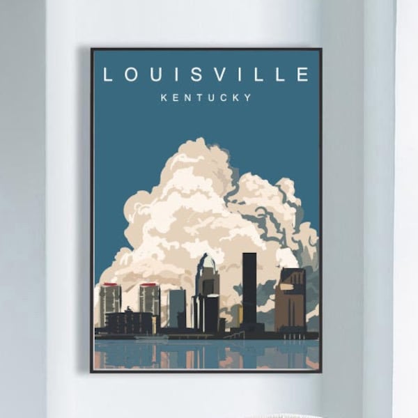 Louisville Poster Etsy