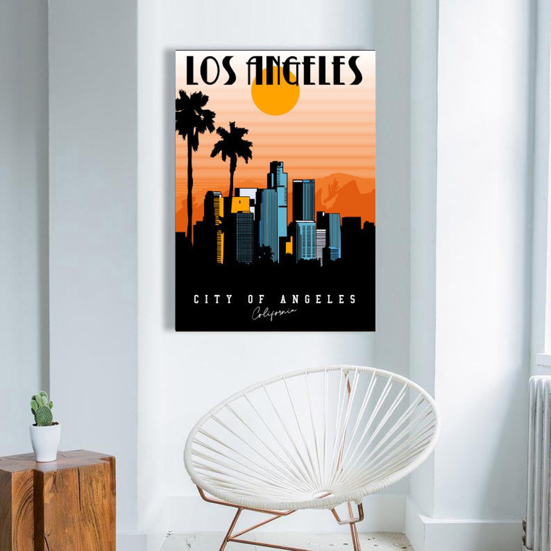 Los Angeles Poster Print, Los Angeles Travel Poster,los Angeles Print ...
