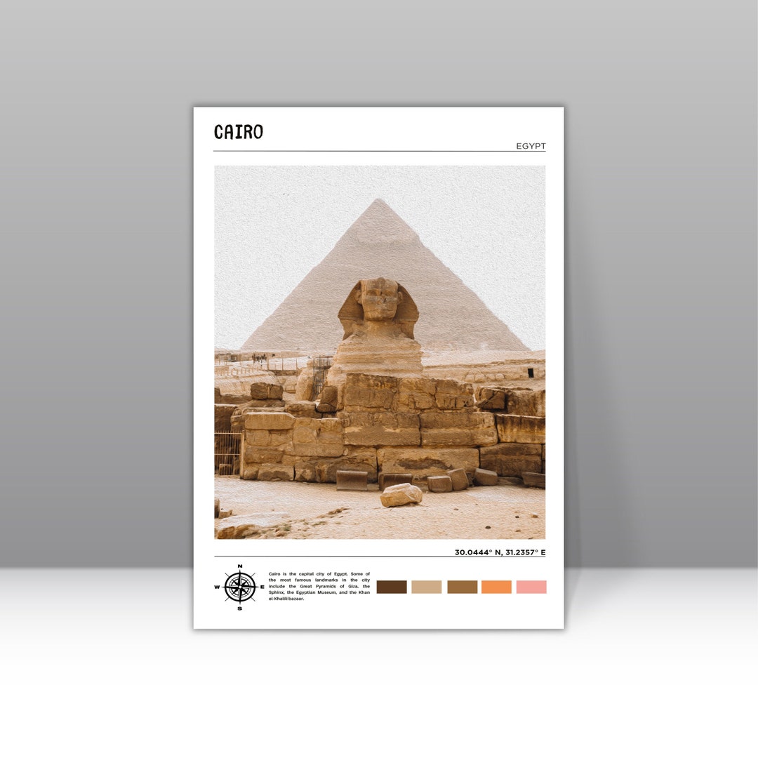Cairo Digital Download, Cairo Poster Print, Cairo Poster, Cairo Print ...