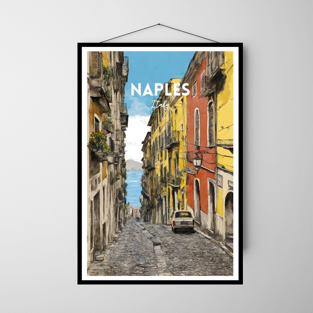 Naples Digital Download, Naples Poster Print, Naples Wall Art, Naples