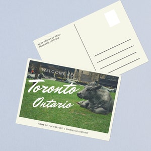Cartes postales de Toronto de lieux sous-estimés