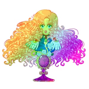 Revolutionary girl Utena holographic sticker