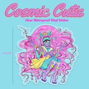 Cyclops Cosmic Galaxy Sailor Guardian Cutie Waterproof Clear Vinyl Sticker